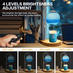 Candle Warmer Lamp with Timer 2H/4H/8H, Adjustable Height, Ocean