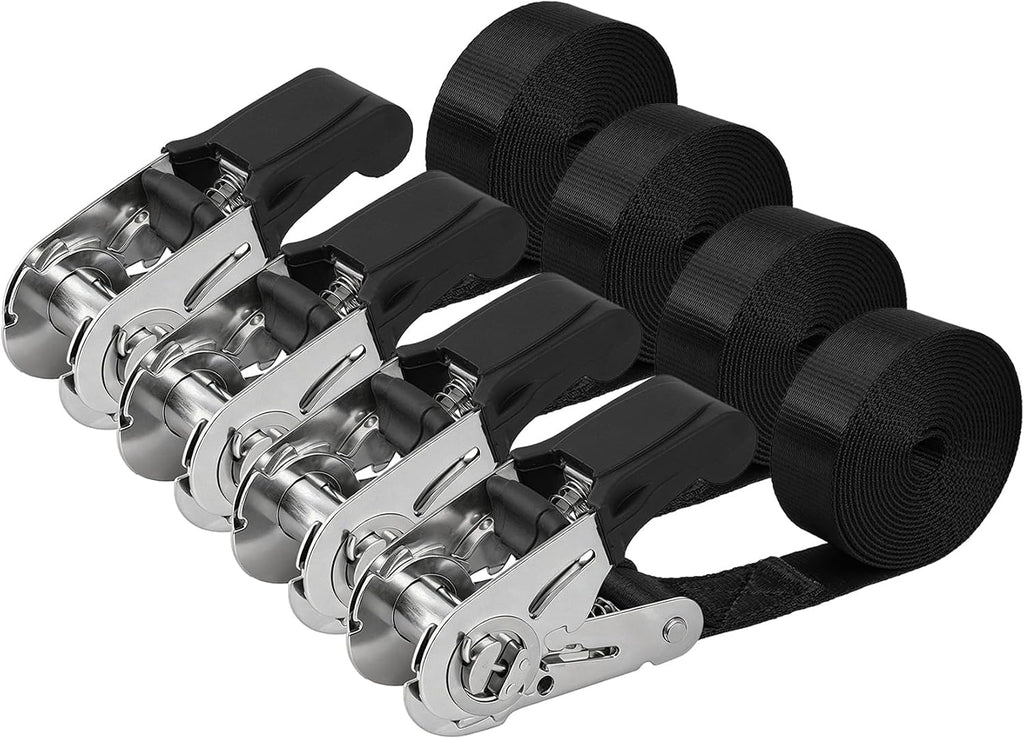 Endless Ratchet Tie Down Straps - Heavy Duty Cargo Straps (4 Pack)