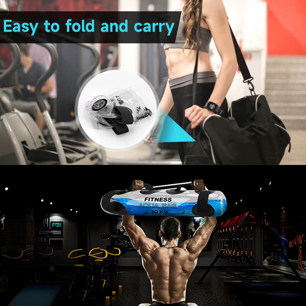 1PCS Aqua Bag Workout, Adjustable Training Bag and Power Bag with Water, Core and Balance Trainer, Portable Stability Fitness