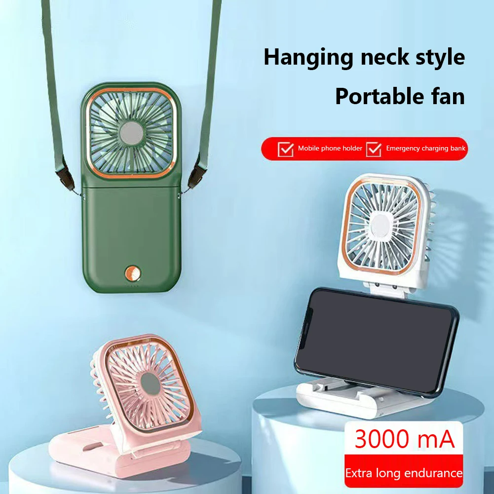 Stylish portable neck fan