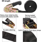 Endless Ratchet Tie Down Straps - Heavy Duty Cargo Straps (4 Pack)