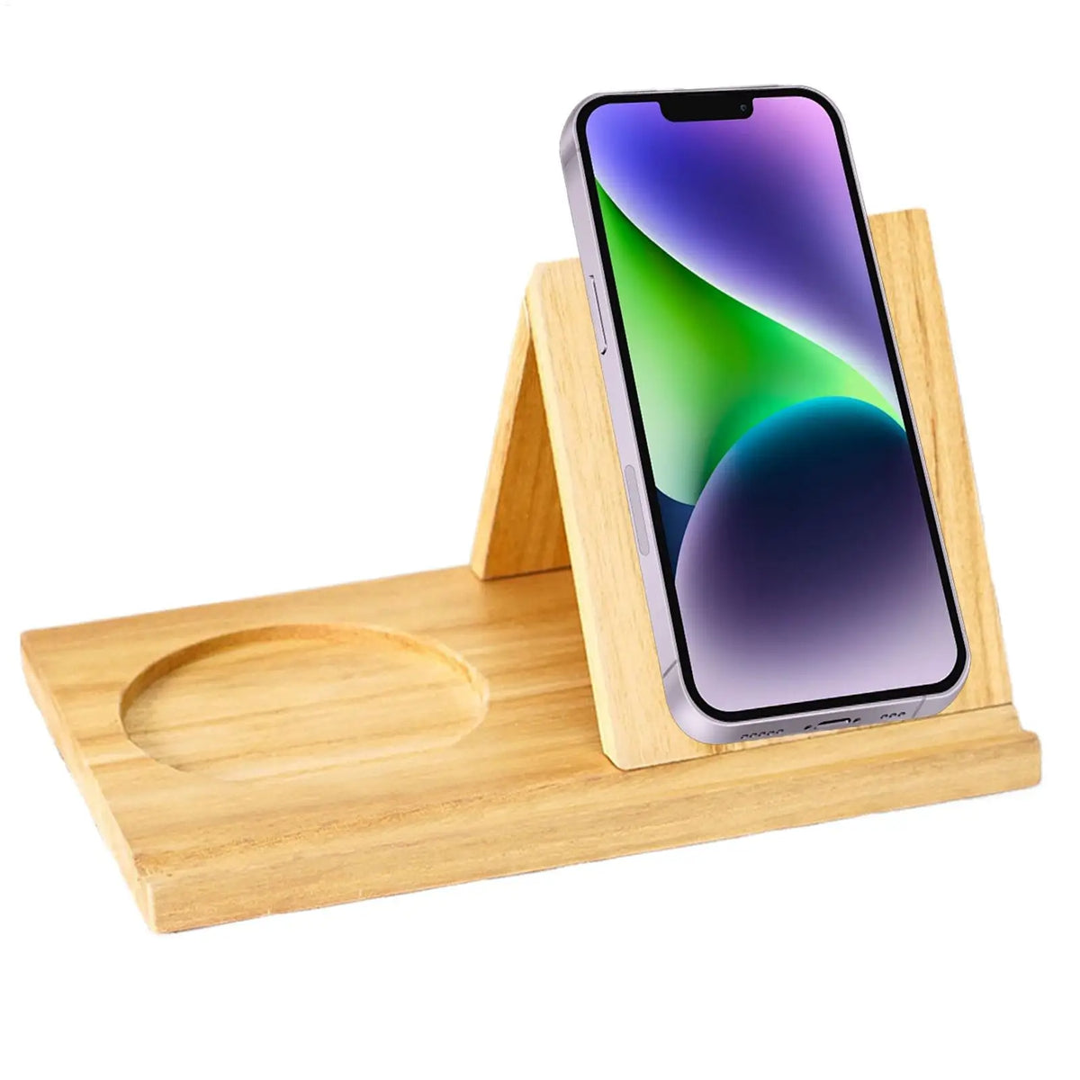 Triangle Wooden Book Holder Reading Stand Bookcase for Bed Desk Sofa Modern Home Decor Bookstore Library Office Organizer