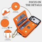 2-in-1 MagSafe Detachable Wallet Phone Case Crossbody for iPhone 17/16/15/14