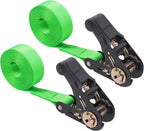 Endless Ratchet Tie Down Straps - Heavy Duty Cargo Straps (4 Pack)