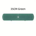 Silicone Drain Mat, Kitchen Faucet Sink Splash Guard, Sink Draining Pad behind Faucet,For Kitchen & Bathroom Countertop Protect