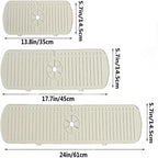Silicone Drain Mat, Kitchen Faucet Sink Splash Guard, Sink Draining Pad behind Faucet,For Kitchen & Bathroom Countertop Protect