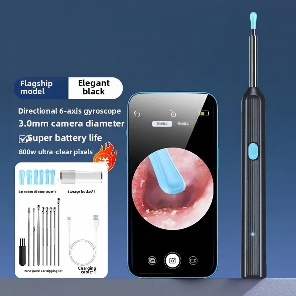 Flagship Black Ear Picker