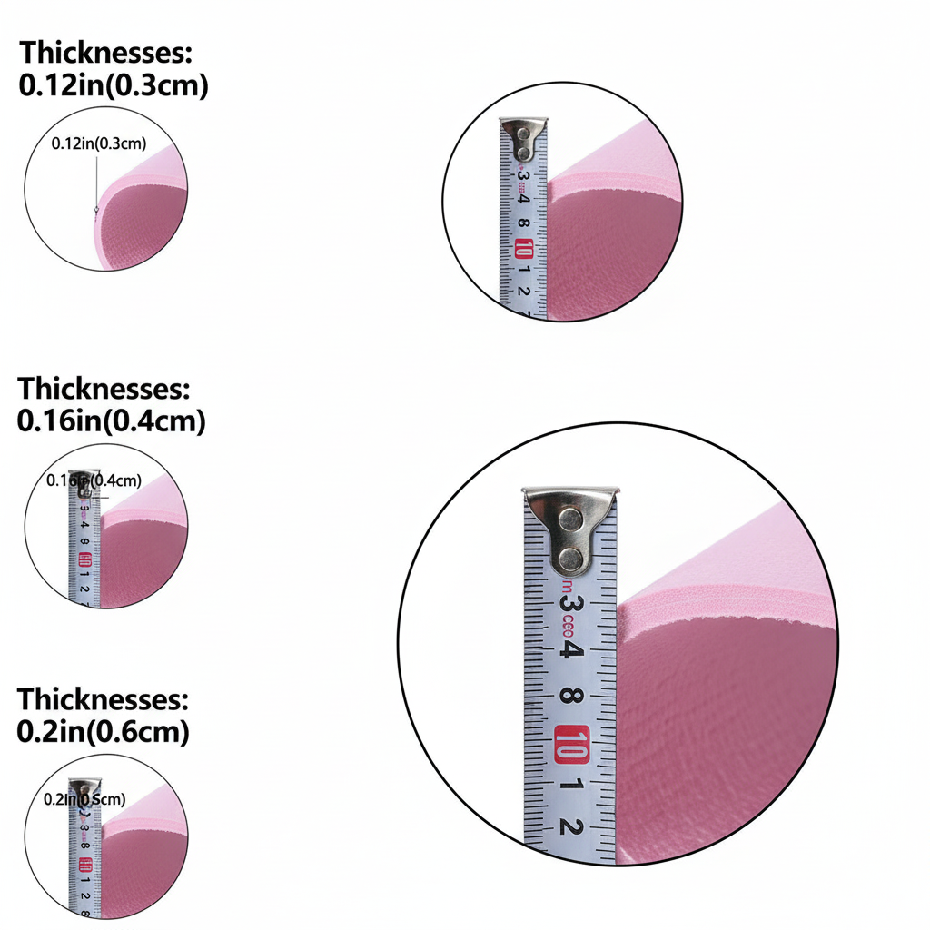 Mat thickness measurement - square