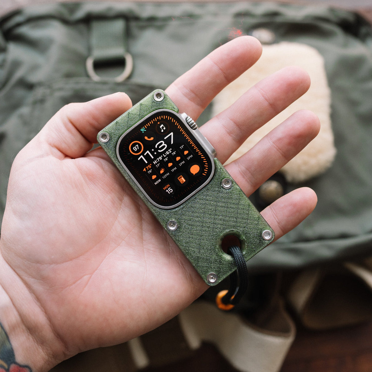 Miniphone Ultra Case for Apple Watch Ultra | Olive Green