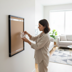 Nano tape used to mount picture frame