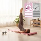 Pilates workout scene - square